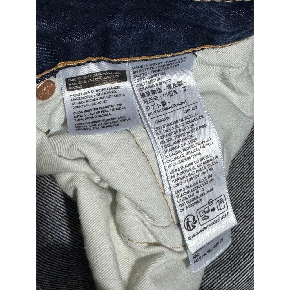Vintage Levi's BIG E Blue Denim Jeans Button Fly Mens 33 x 34 - Picture 7 of 13